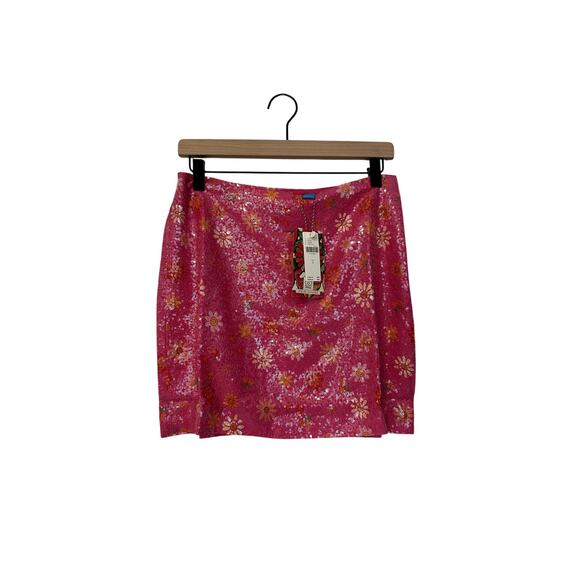 NEW Farm Rio Sequin Mini Skirt - Picture 4 of 6